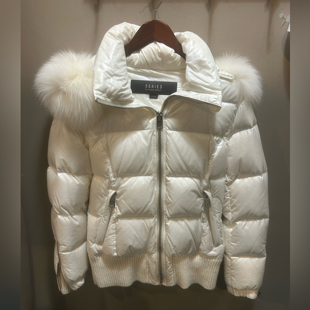 Series By Nicole Benisti Down Coat w-Fox Fur Hood Trim